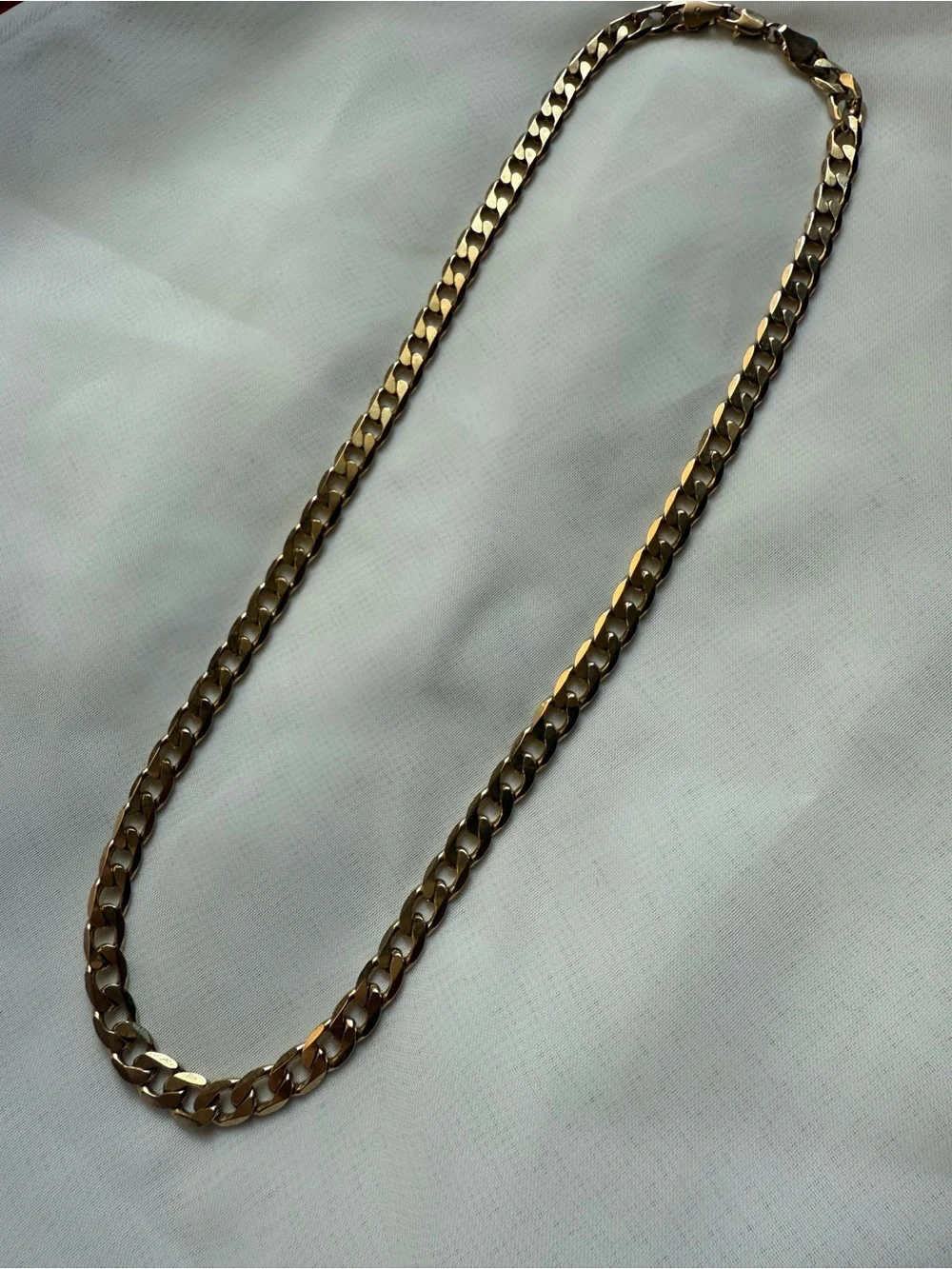 Non-Tarnish Gold Filled Curb Chain Necklace